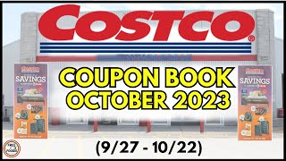 🚨 OCTOBER Costco Coupon Book Grocery Preview Deals Valid 927  1022 [upl. by Macmullin]