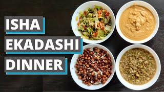 Isha Ekadashi Dinner Recipe  Positive Pranic food meals [upl. by Ennaesor474]