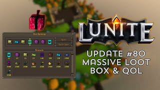 CRAZY UPDATE MASSIVE MYSTERY BOX AND MORE  Lunite RSPS  Giveaway [upl. by Oilcareh]