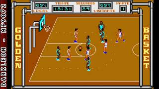 Golden Basket © 1990 Opera Sport  PC DOS  Gameplay [upl. by Atyekram]