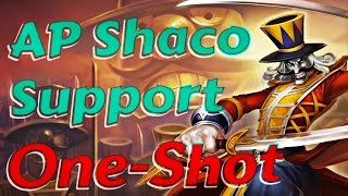 Ap Support Shaco OneShot [upl. by Neetsirk92]