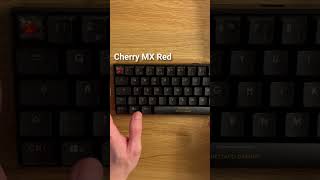 Cherry MX Silent Red vs MX Red [upl. by Acinod]