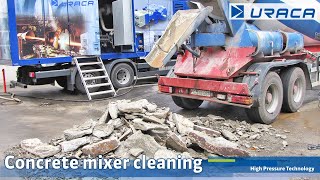 Concrete mixer cleaning  URACA [upl. by Regan]