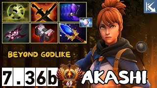 Akashi  Marci Carry  Beyond Godlike  736b  Immortal Dota 2 Pro Plays [upl. by Ainej]