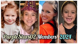 PurpleStars02 Members Real Name And Ages 2024 [upl. by Anyek606]