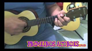 Aula de Cavaquinho Iniciante  Música Jogo de sedução  PrimeirosAcordes [upl. by Augustine]