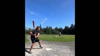 Robert taking some batting practice on Lewi’s field [upl. by Shugart]