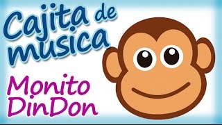 Cajita Musical para dormir y relajar bebés  Monito Din Don [upl. by Kalb136]