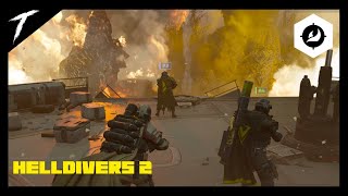 Helldivers 2 Gameplay Walkthrough High Level  Eradicate Terminid Swarm No Commentary [upl. by Pace261]