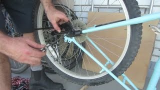 How to Assemble a Bike  Part 2 Derailleurs Wheels Brakes Handlebars Seat Kickstand [upl. by Colline]