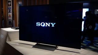 Sony XE93 and XE94 4K Ultra HD HDR TVs at CES [upl. by Roehm]