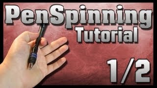 Pen Spinning Tutorial 12 German für Rechtshänder Anfänger [upl. by Hartman669]