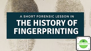 History of Fingerprinting [upl. by Eniloj2]