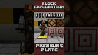 Pressure Plate hacks minecrafttutorial pressureplate blockexploration [upl. by Klayman]