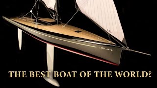 Amazing Sailing a carbon racing sailboat in all weathers  radio controlled [upl. by Navak]