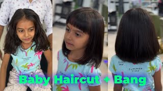 Baby Hair cutting  Baby Girl Hair Cutting  Haircut Girls  Baby Haircut Tutorial For Beginners [upl. by Davena]