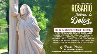 SANTO ROSARIO de hoy Viernes Misterios Dolorosos en DIRECTO desde PRADO NUEVO a las 1700 h [upl. by Adas529]