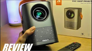 REVIEW Meauro APT01 1080P FHD Smart Mini Projector WiFi  Bluetooth  Android OS [upl. by Annabella394]