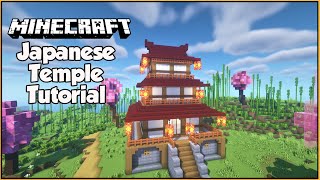 Minecraft ⚒️ Japanese Temple Tutorial ⚒️ [upl. by Adnoral]