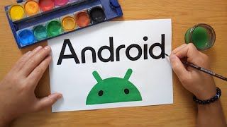 How to draw the Android logo 2023 [upl. by Stutman559]