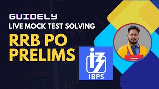 🎯 Guidely RRB PO Prelims Mock 1  2024 New Pattern✍️  With Sectional Time 📚 rrbpo rrbpo2024 [upl. by Naesar462]