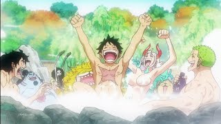 One Piece Onsen 温泉 Hot spring ♨️ [upl. by Lokin]