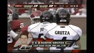 2008 NCAAF Oklahoma vs Cincinnati  FULL GAME [upl. by Nuyh]