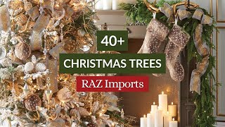 2024 Christmas Tree Decorations Ideas amp Trends from RAZ Imports [upl. by Latihs458]