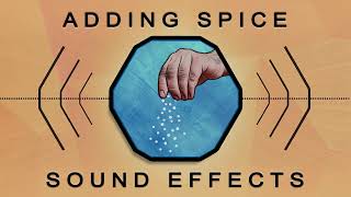 Sprinkling Salt on Food  Free Sound Effect [upl. by Sampson]