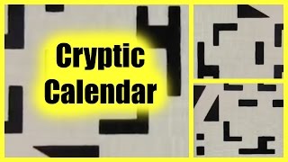 Cryptic Calendar Illusion [upl. by Kciv]