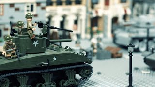 Lego WWII Operation Cobra  Stopmotion Brickfilm [upl. by Maer]