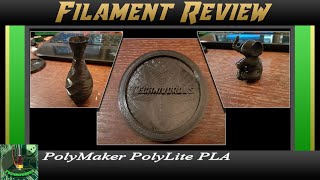 PolyMaker PolyLite PLA filament review [upl. by Anytsyrk]