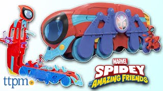 Marvel Spidey and His Amazing Friends Spider CrawlR from Hasbro Review [upl. by Eldwon157]