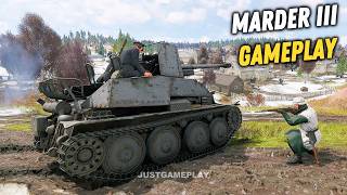 German Marder III Gameplay in Enlisted [upl. by Drawets873]