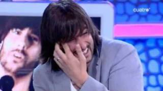 Melendi En El Hormiguero Nuevo CD Barbie de Extrarradio a camara Lenta [upl. by Ainahs]