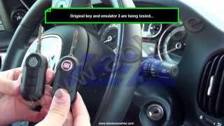 FIAT 500L 2013 Remote Key Cloning Into IEA Emulator 3 By the Zed Full Programmer [upl. by Bubalo]