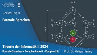 Theorie II  01  Formale Sprachen [upl. by Enrahs]