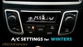 Winter Car Air conditioner Settings  SMARTDrive [upl. by Stovall158]