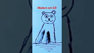 Yo yo drawing modern Art 20 drawing art amazing youtube vtuber art vlog [upl. by Anomar417]