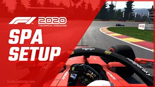 F1 2020 Belgium Car Setup  Good RaceCareer Mode Setup [upl. by Spielman]