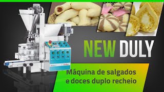 MÁQUINA DE FAZER SALGADOS COM 2 RECHEIOS NEW DULY BRALYX [upl. by Brader]