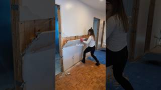 What do you think 🥹🤍 remodel remodeling remodelingahouse renovation cleaningwithgabie [upl. by Nova]