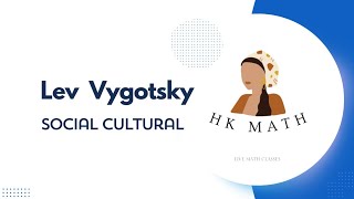 Lev Vygotsky  Social Culture Theory1 [upl. by Ling]