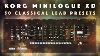 Korg Minilogue XD Classical LeadSolo Presets Sound Demo [upl. by Pan451]