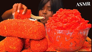 ASMR HOT CHEETOS MOZZARELLA STICK CHEETOS MAC N CHEESE MUKBANG  RECIPE Eating Sounds Vikky ASMR [upl. by Aidiruy]