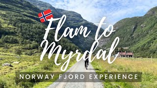 Flam to Myrdal Adventure The Ultimate Flåmsbana Train Ride amp Cycling Experience [upl. by Mayworm770]