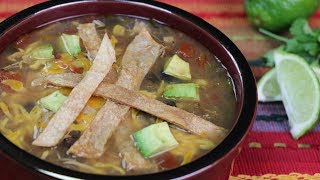 Chicken Tortilla Soup Recipe  Crock Pot Recipes [upl. by Knut]