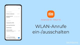 WLANAnrufe einschalten oder ausschalten  Xiaomi Android 13  MIUI 14 [upl. by Encratia495]