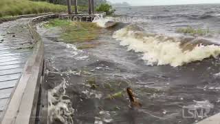 09262024 Carrabelle FL  Bands of Helene Lash Coast [upl. by Oshinski]