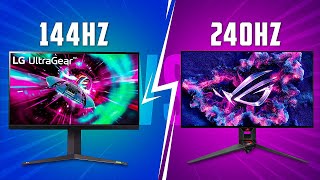 144Hz Vs 240Hz Gaming  Which Refresh Rate is Better [upl. by Kuebbing]